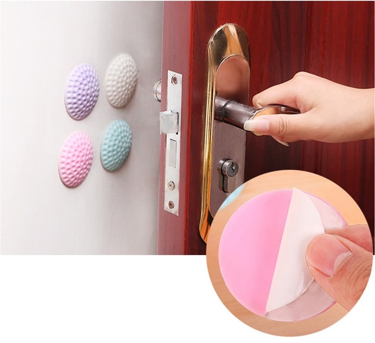 30 Adet 4 lü Paket Çok Amaçlı Silikon Kapı Duvar Koruyucu Tampon
