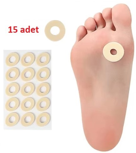 30 Adet 15 li Ayak Nokta Pedi Sünger Yastık