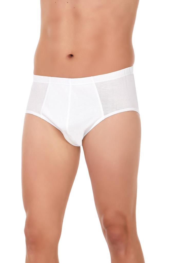 3 Adet Yıldız Erkek Süper İnce Slip Külot Beyaz 118