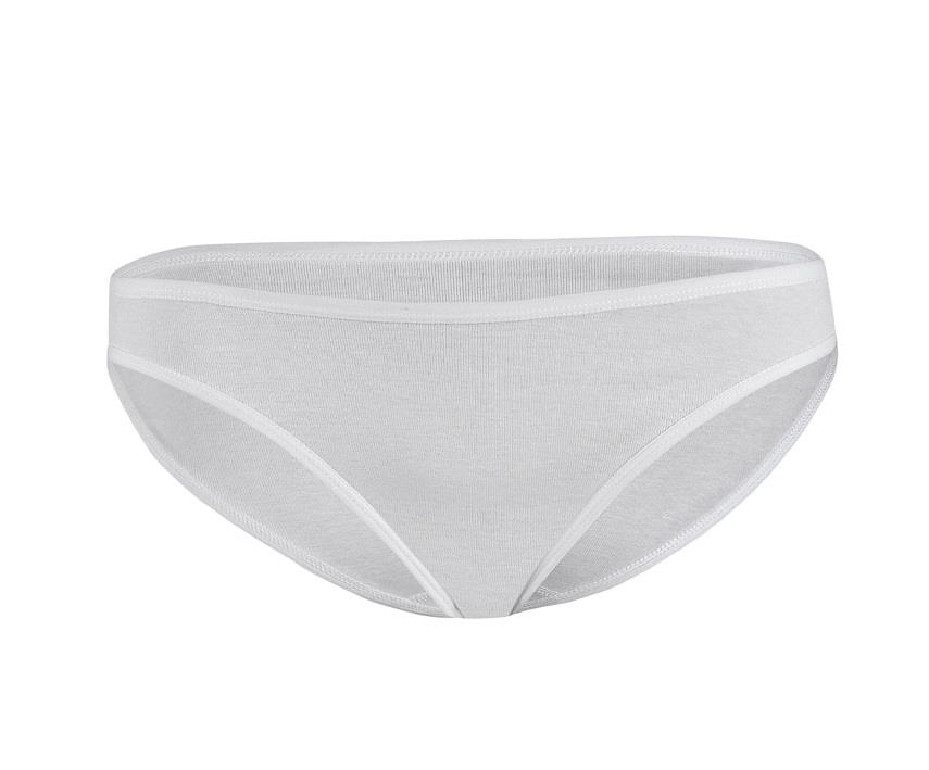 6 Adet Yıldız Bayan Ribana Bikini Külot Slip Beyaz 2122
