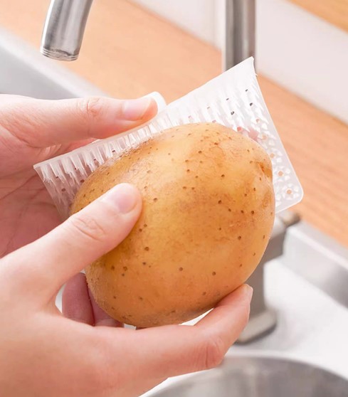 30 Adet Çok Amaçlı Sebze ve Meyve Temizleme Patates Soyma Fırçası