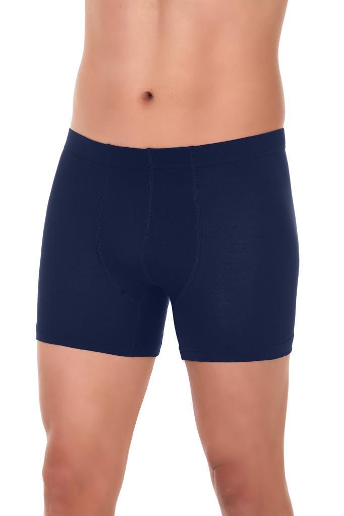 3 Adet Yıldız Erkek Bambu Boxer Short Lacivert 323