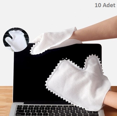 30 Adet 10 lu Paket Çok Amaçlı Temizlik Eldiveni Toz Alma Bezi
