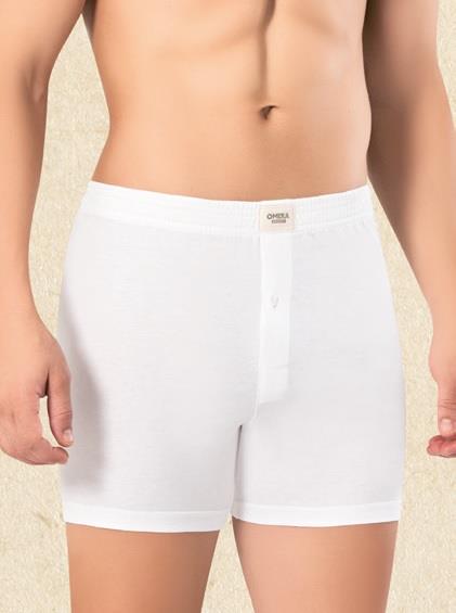3 Adet Omera Organik Kumaş Erkek Düğmeli Boxer 2012