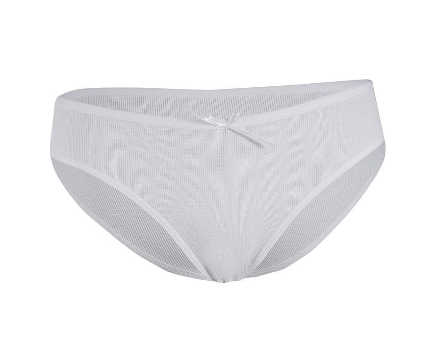 6 Adet Yıldız Bayan Likralı Kaşkorse Bikini Külot Beyaz 3550