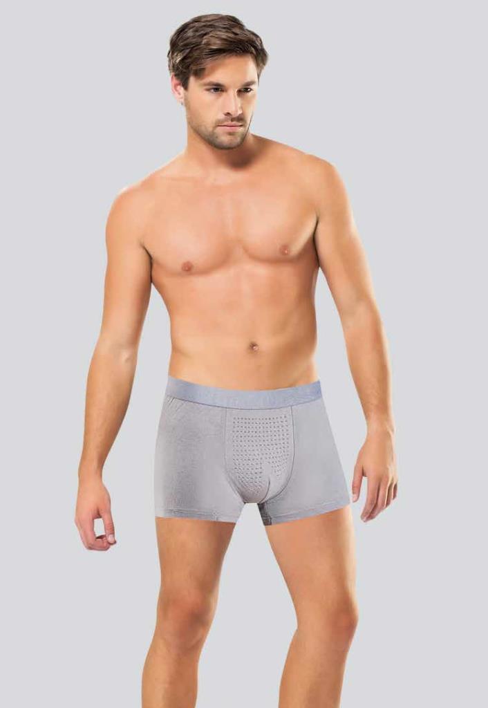 3 Adet Anıt Erkek Nefes Alan Bambu Likralı Boxer 1284