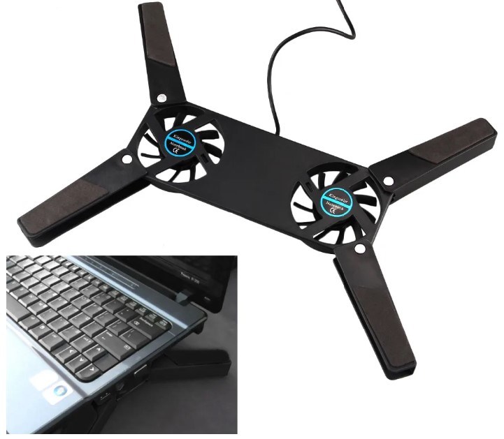 30 Adet Katlanabilir Laptop Soğutucu 2 Fanlı