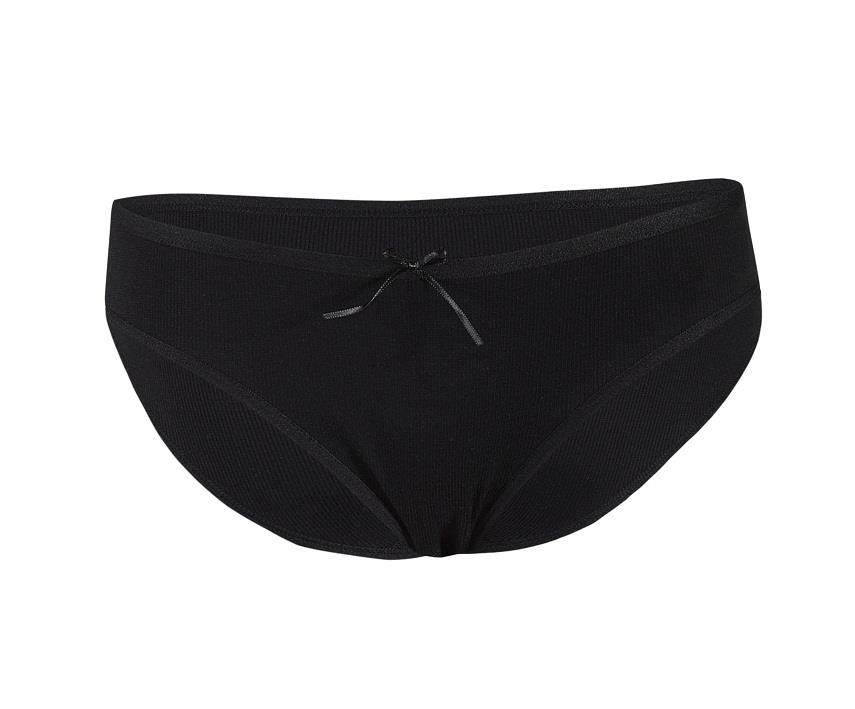 6 Adet Yıldız Bayan Likralı Kaşkorse Bikini Külot Siyah 3552