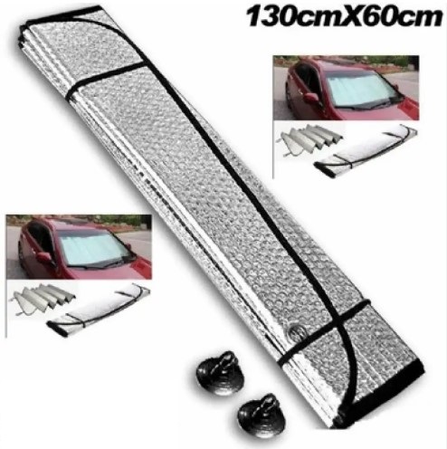 30 Adet Araba Ön Cam Güneşliği 130*60 cm Parlak