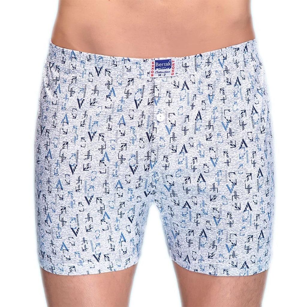 10 Adet Berrak Erkek Penye Desenli Boxer 1053