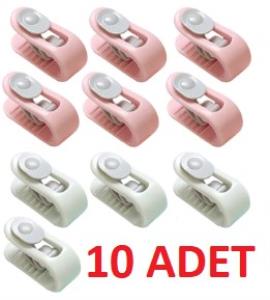30 Adet 10 lu Paket Mandallı Yorgan Sabitleme Klipsi