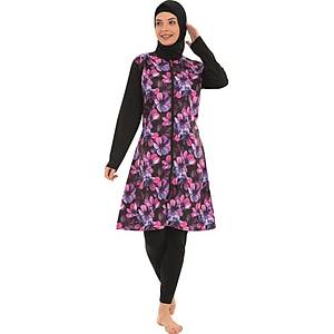 Form Angel Bayan B�y�k Beden Tam Kapal� Tesett�r Mayo 1720-3