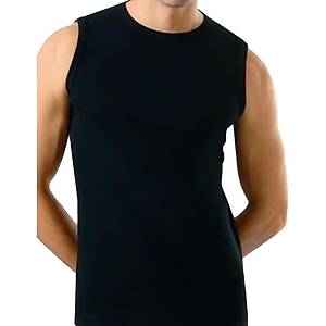 Sedef Y�ld�z� Erkek S�f�r Yaka S�f�r Kol Atlet 1052