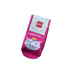 12 �ift �irin K�z �ocuk �orab� Desenli K�z �ocuk �orap 1503