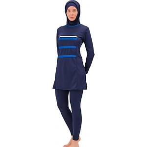 Argisa Bayan B�y�k Beden Taytl� Tam Kapal� Tesett�r Mayo 7851