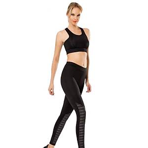 Kota 4077 Bayan Modelli Sporcu Uzun Tayt Siyah