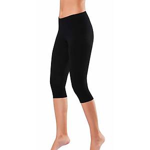 6 l� Paket HMD Bayan Likral� Kapri Tayt Siyah-Ekru-Beyaz 4001-4002