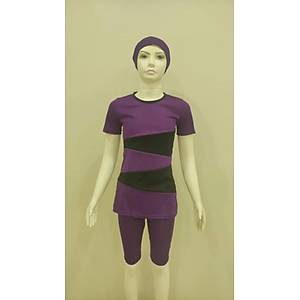 Argisa K�z �ocuk K�sa Kol Taytl� Yar� Kapal� Tesett�r Mayo 4822