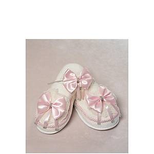 Mecit 313 Bayan Hamile Lohusa Pembe Fiyonklu Terlik Ta� Seti