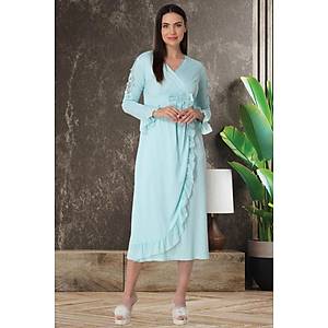 Mecit 5522 Turkuaz Lohusa Gecelik