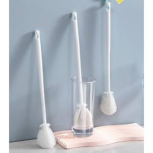 30 Adet Kavanoz ve Biberon Y�kama F�r�as� Silikon Beyaz