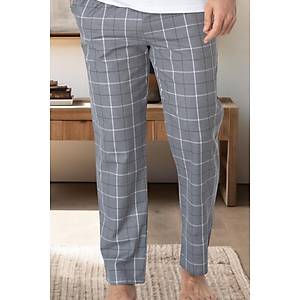 Mecit 3003 Erkek Gri Ekoseli Tek Pijama Alt�