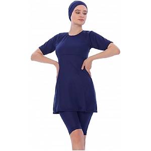 Argisa Bayan K�sa Kollu Taytl� Yar� Kapal� Tesett�r Mayo 7832