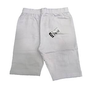 Tutku K�z �ocuk Elastan K�sa Tayt Beyaz 845