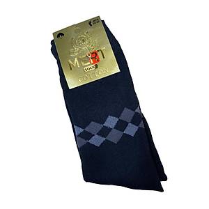 12 �ift Mert Erkek K��l�k Havlu �orap Kar���k Renk Pamuklu