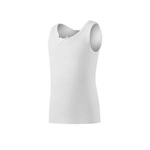 6 Adet Y�ld�z K�z �ocuk Ribana Geni� Ask�l� Atlet Beyaz 2055