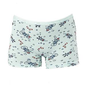 12 Adet Kota K�z �ocuk Bask�l� Desenli Boxer Kar���k Renk 3400
