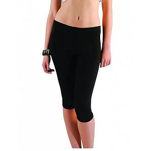 �zlem Bayan Dizalt� Tayt D�z Kapri Tayt Siyah 1466