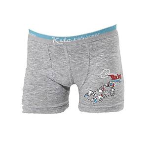 12 Adet Kota Erkek �ocuk Bask�l� Likral� Boxer Kar���k Renk 1005