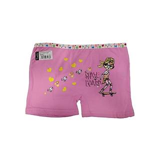 6 l� Paket Tutku K�z �ocuk Elastan Renkli Boxer 0181