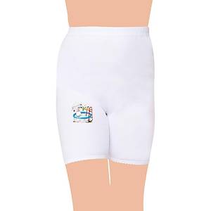 Tutku K�z �ocuk Diz �st� Pa�al� Don K�lot Beyaz Pamuklu