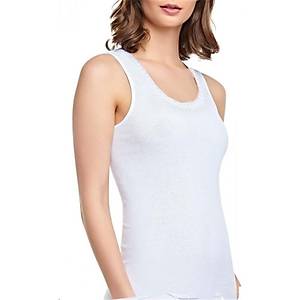 Nazar Y�ld�z Bayan Geni� Ask�l� Papatya Atlet Beyaz