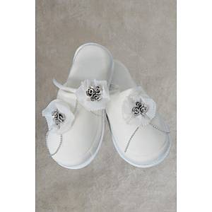 Mecit 0075 Bayan Ekru Lohusa Terlik Ta� Seti