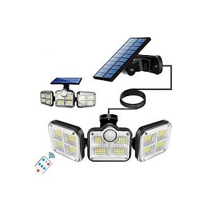 Kumandal� Solar 122 Ledli Hareket Sens�rl� Bah�e Ayd�nlatma