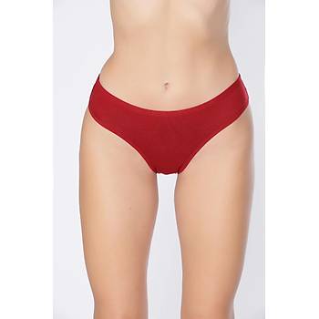 12 Adet Tutku Elit Bayan Bambu Bikini K�lot Kar���k Renk 2711