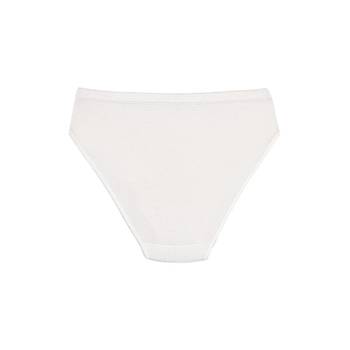 6 Adet Yldz Bayan Bambu Bikini Klot Ekru 3957