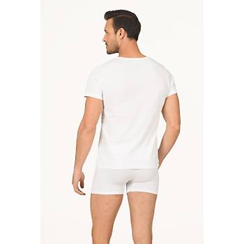 Nbb 707 Erkek K�sa Kollu V Yaka Fanila Atlet