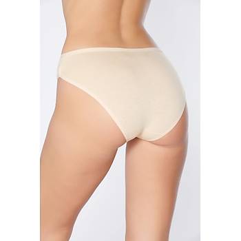 12 Adet Tutku Elit Bayan Bambu Bikini K�lot Kar���k Renk 2711