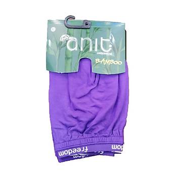 6 Adet An�t Erkek Bambu D�z Renk Boxer 1275