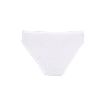 6 Adet Yldz Bayan Bambu Bikini Klot Beyaz 3955