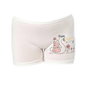 12 Adet Kota K�z �ocuk Bask�l� Boxer Kar���k Renk 3409