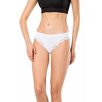 Kota 5007 Bayan Kenar Dantelli Bikini Klot Slip