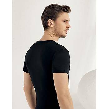 6 Adet �ahinler Erkek Ribana V Yaka K�sa Kollu Fanila Atlet E028