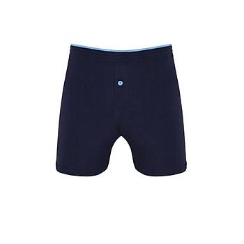 6 Adet Gryldz Erkek Penye Dz Renk Havlu Bel Boxer Short 24509