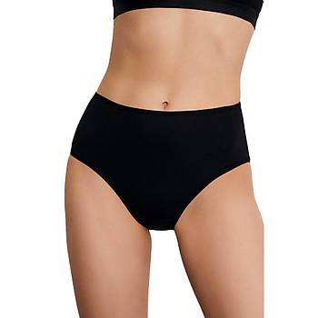 5 li Paket Eros Bayan Yksek Bel Slip Klot Kark Renk ERSK760