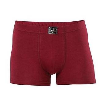 6 Adet An�t Erkek Pamuklu Likral� D�z Renk Boxer 1271